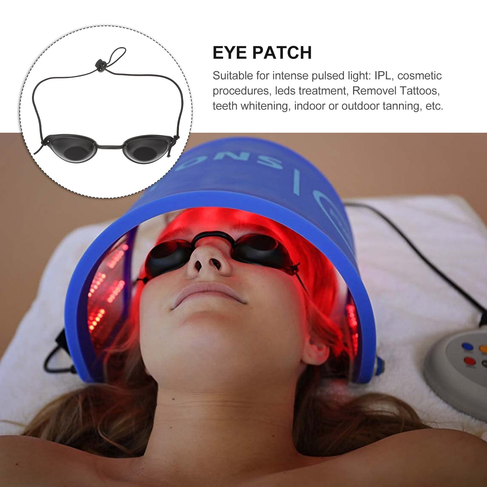 Safety Goggles Ipl Eye Patch R – обзор и цена Light Therapy Glasses
