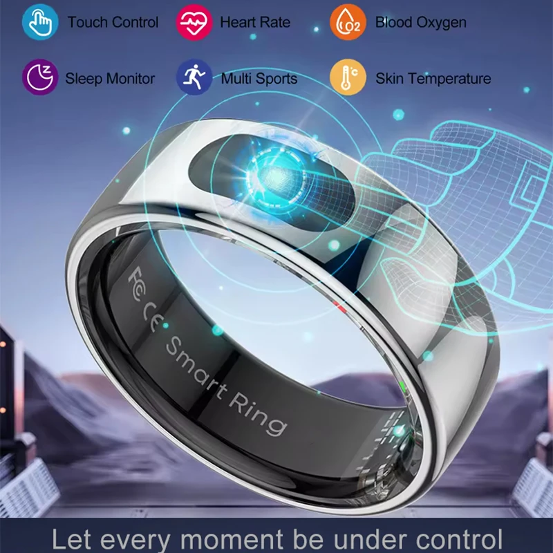 Smart Ring with Charging Case  – обзор и цена Temperature Ring Skin