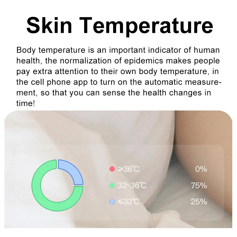 Smart Ring with Charging Case  – обзор и цена Temperature Ring Skin