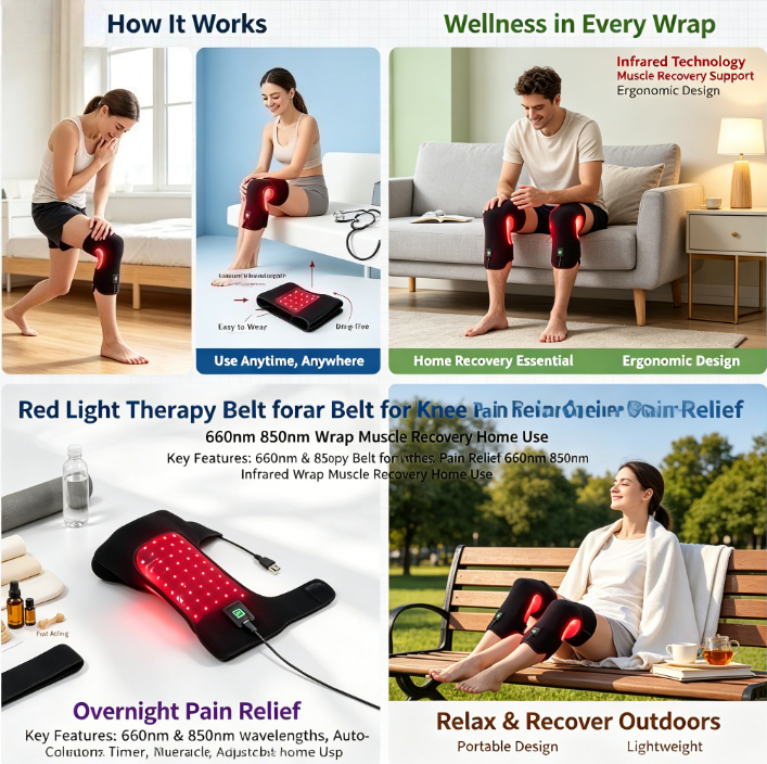 Smart Timer Red Light Therapy  – обзор и цена Smart Knee Wrap