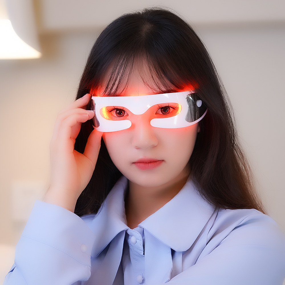 LED Eyecare Mask Device EMS Si – обзор и цена Light Therapy Glasses