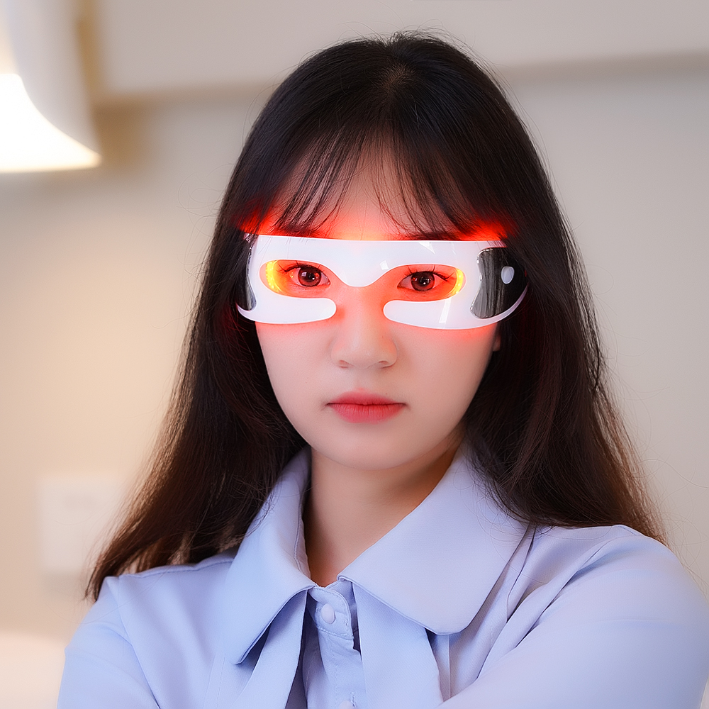 LED Eyecare Mask Device EMS Si – обзор и цена Light Therapy Glasses