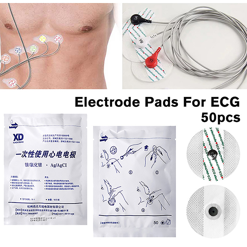 50PCS/Bag Electrode Patch Medi – обзор и цена Ecg Patch Monitor