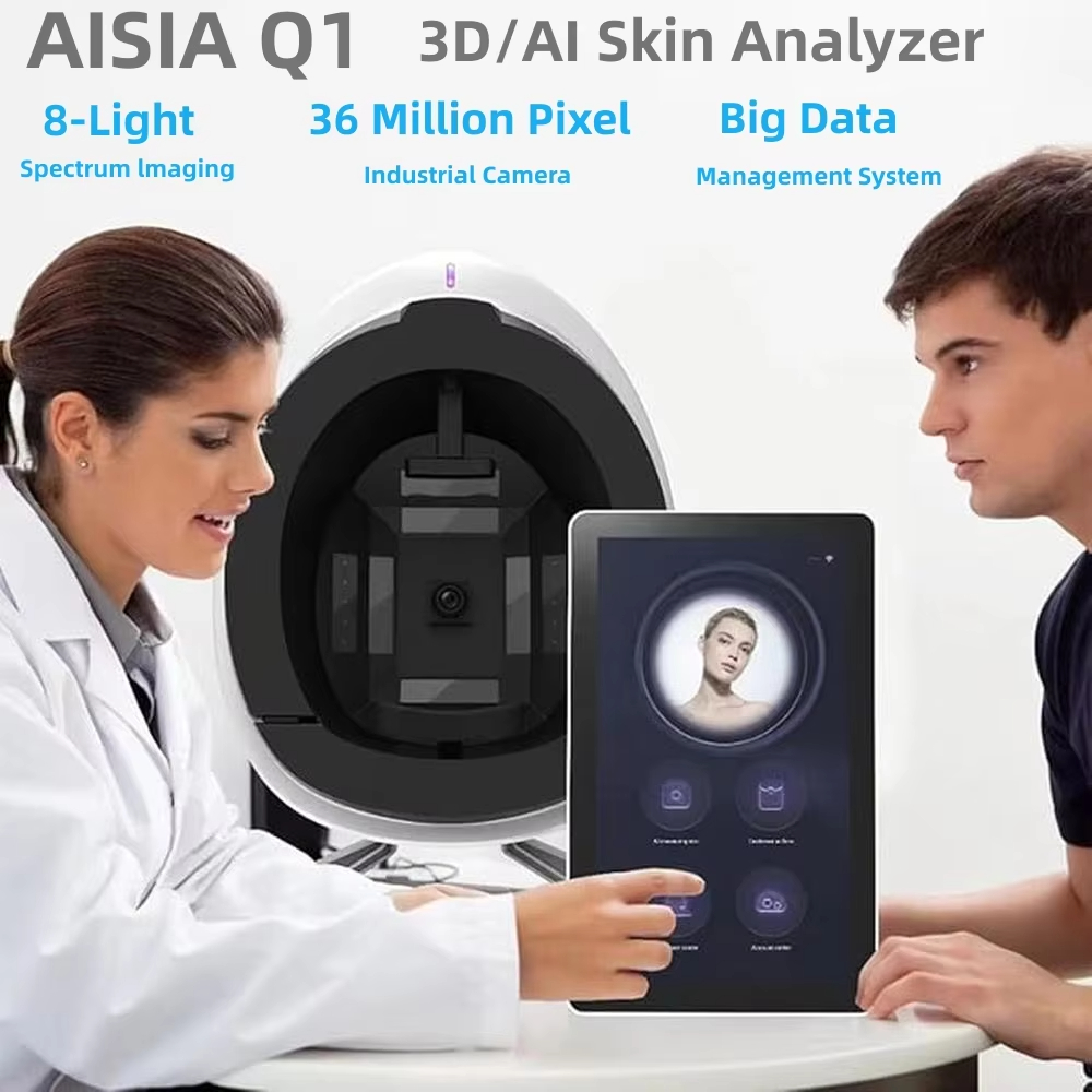 AISIA Q1 3D AI Facial Skin Ana – обзор и цена Galvanic Skin Sensor