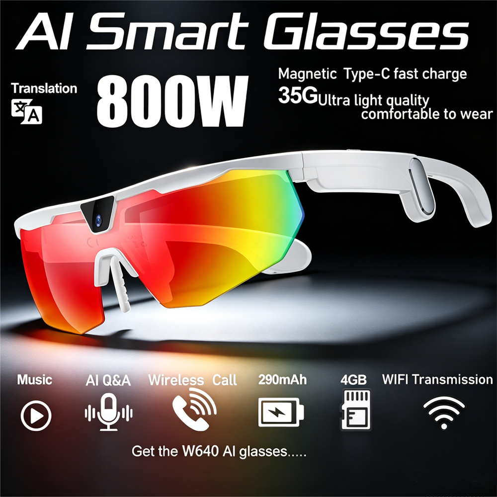 BT Cycling Sunglasses AI Voice – обзор и цена Smart Glasses Lens