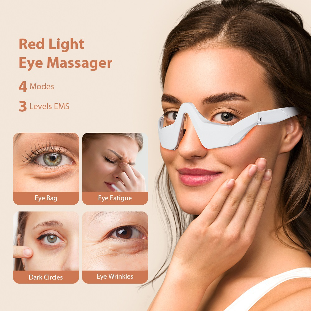 Eye Massager Under Eye Red Lig – обзор и цена Light Therapy Glasses