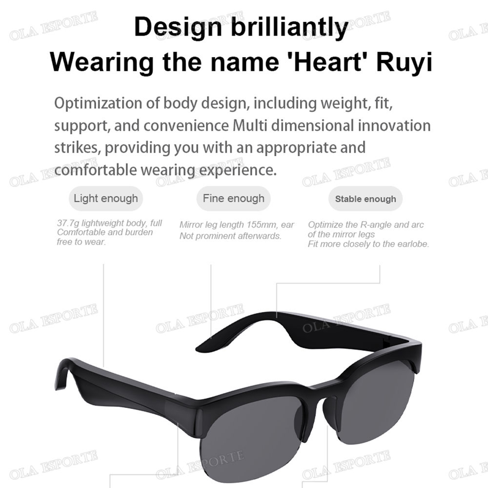 New Smart Bluetooth V5.3 Sungl – обзор и цена Smart Glasses Lens