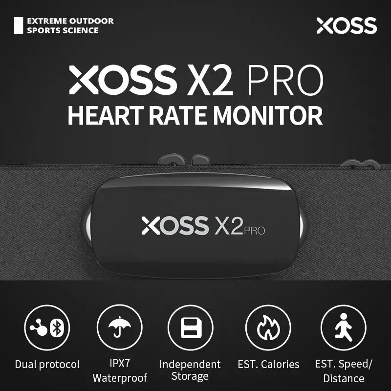 XOSS X2 Pro Chest Strap Heart  – обзор и цена Breath Rate Monitor