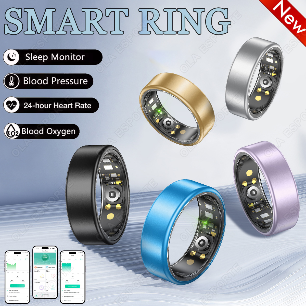 New R09 Smart Ring Men Women w – обзор и цена Temperature Ring Skin