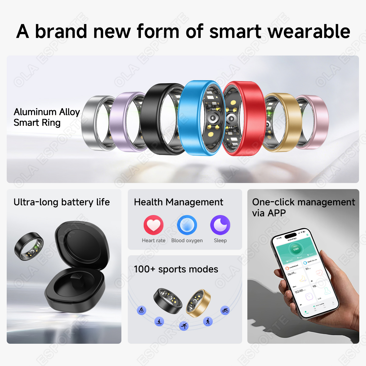 New R09 Smart Ring Men Women w – обзор и цена Temperature Ring Skin