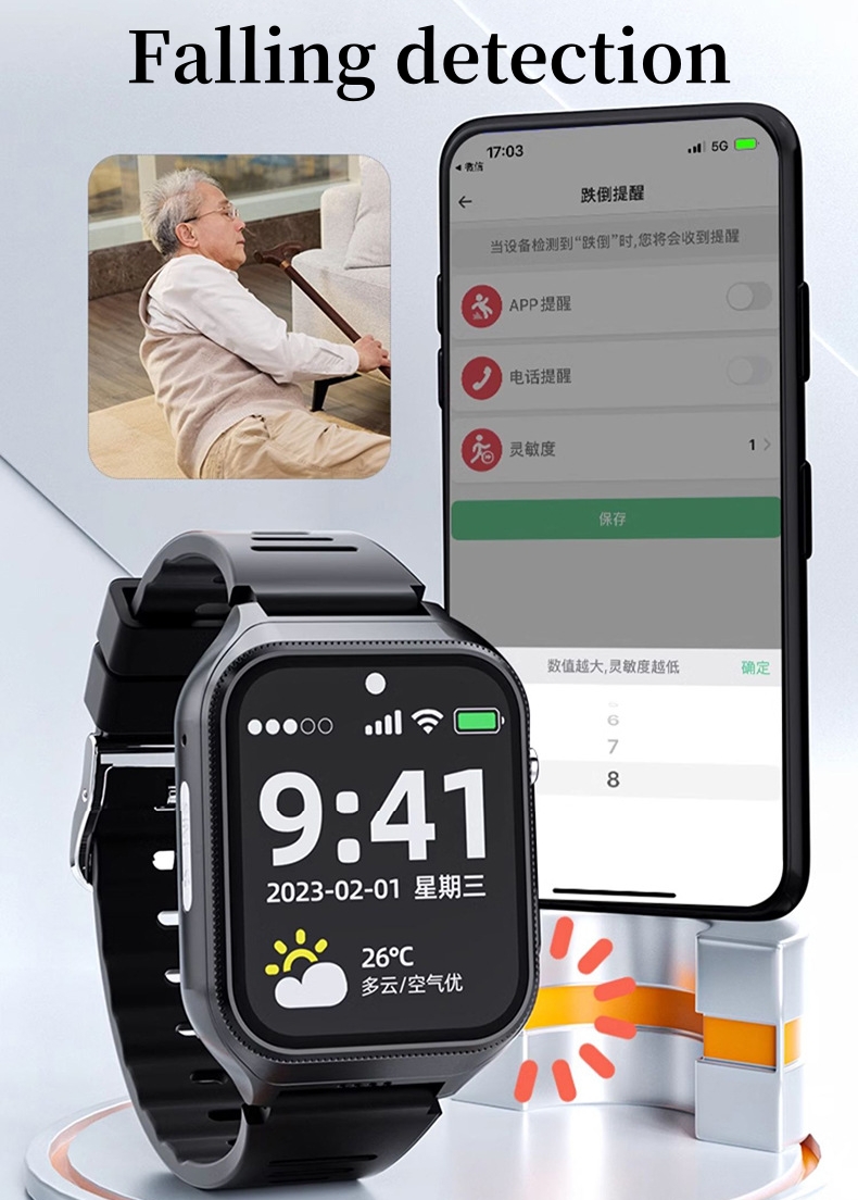 Elderly Smart Watch For Senior – обзор и цена Fall Detection Watch