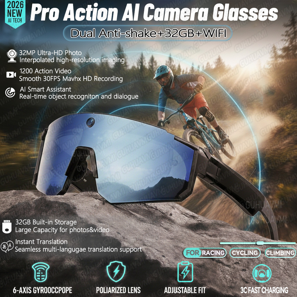 New AI smart shooting&recordin – обзор и цена Smart Glasses Lens