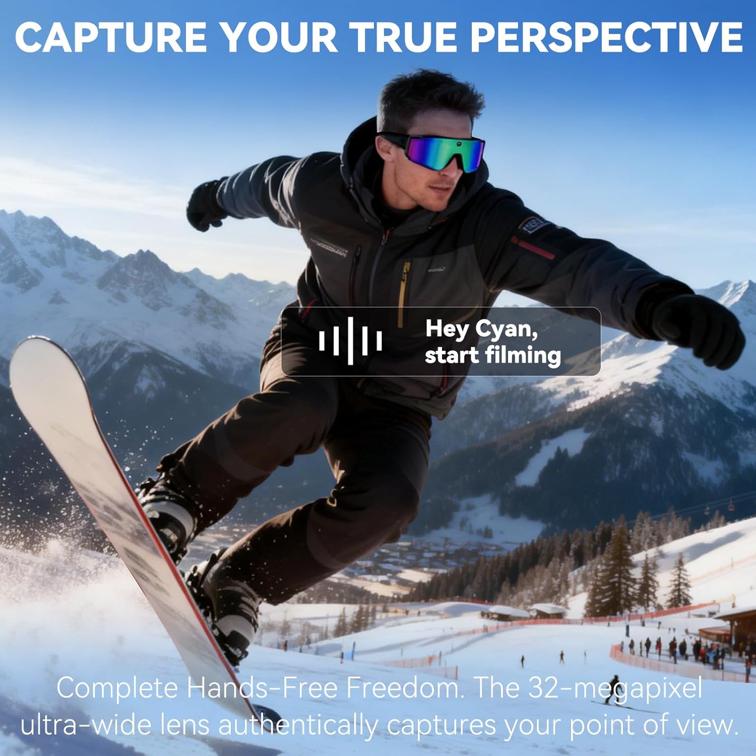 New AI smart shooting&recordin – обзор и цена Smart Glasses Lens