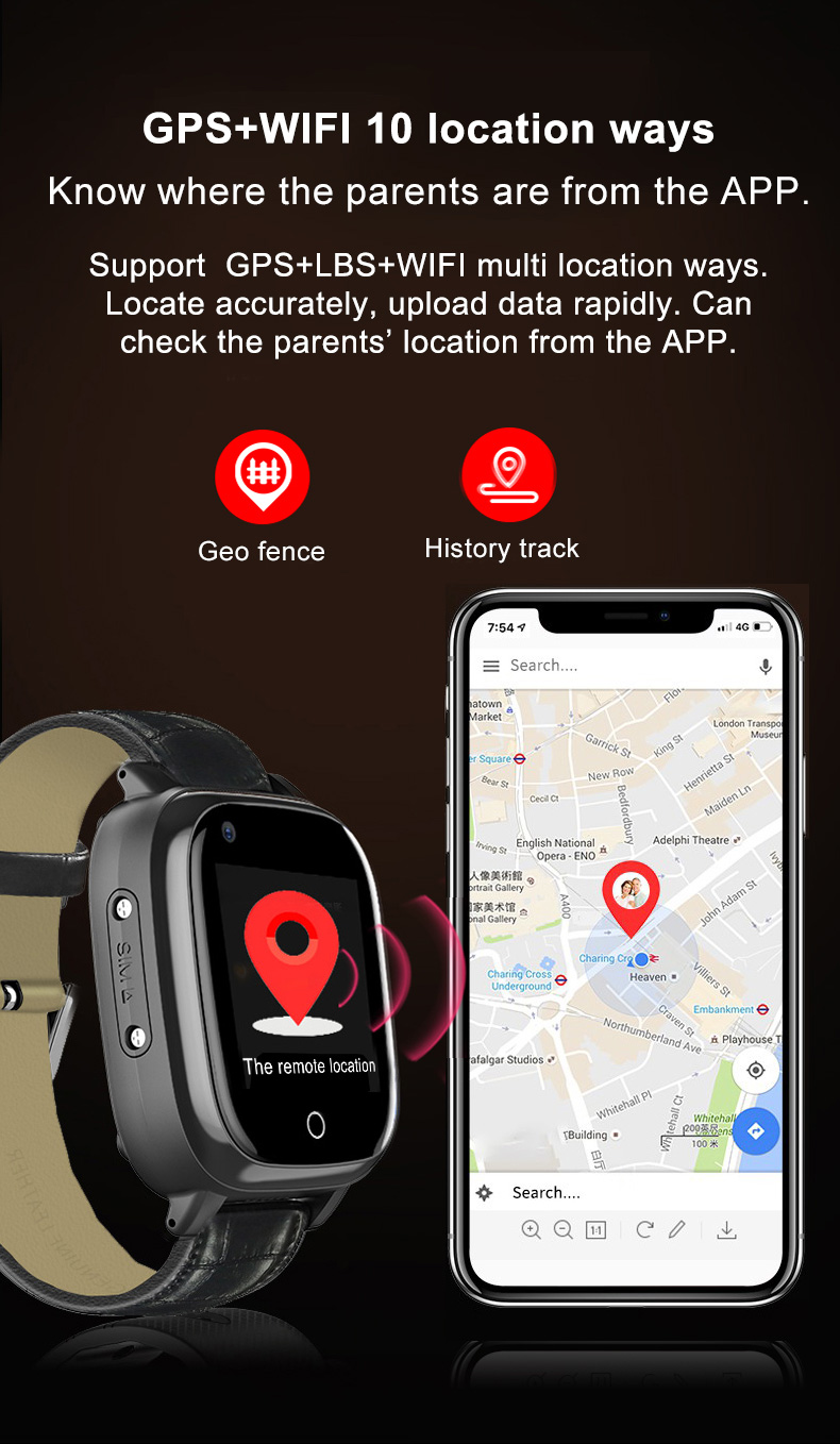 Elderly Smart Watch For Senior – обзор и цена Fall Detection Watch