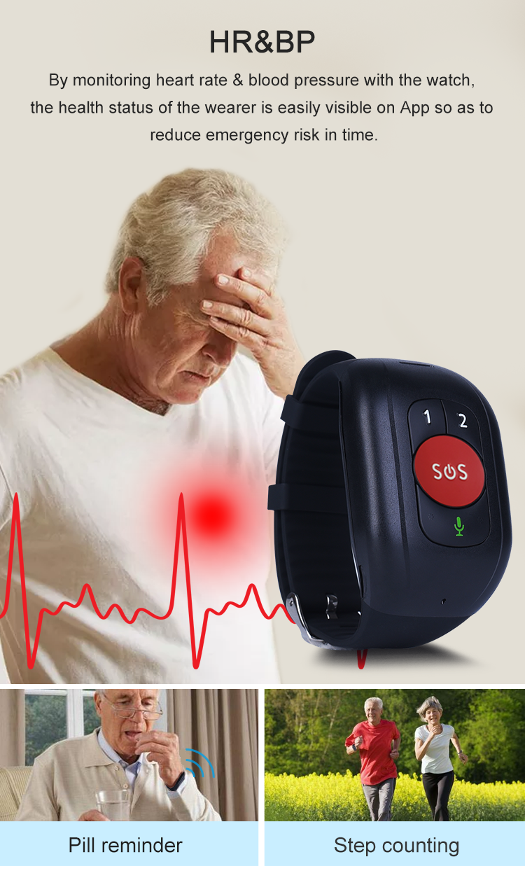 4G Smart GPS Tracker Watch for – обзор и цена Fall Detection Watch