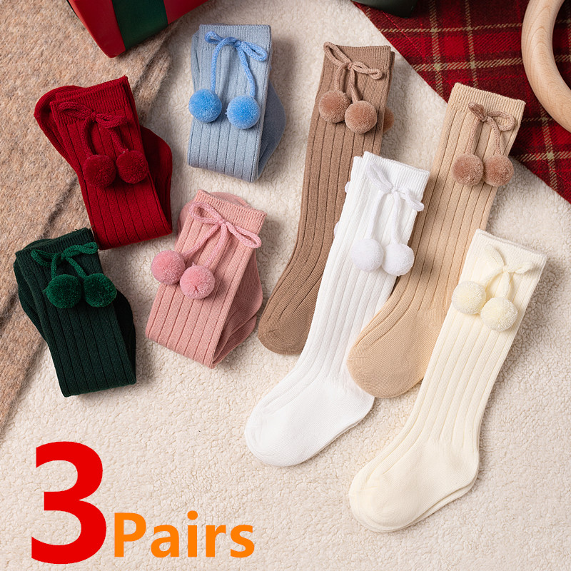 3Pairs/Lot Baby Ball Knee High – обзор и цена Baby Sock Oximeter