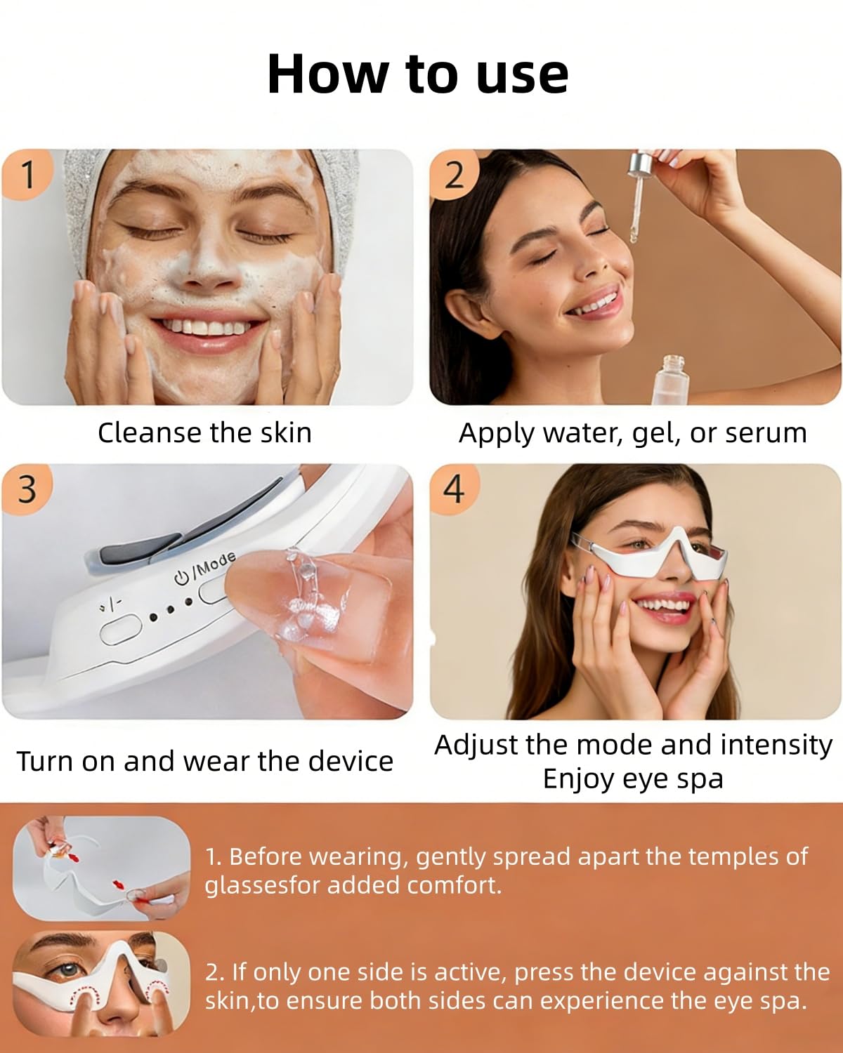 Under Eye Red Light Therapy De – обзор и цена Light Therapy Glasses
