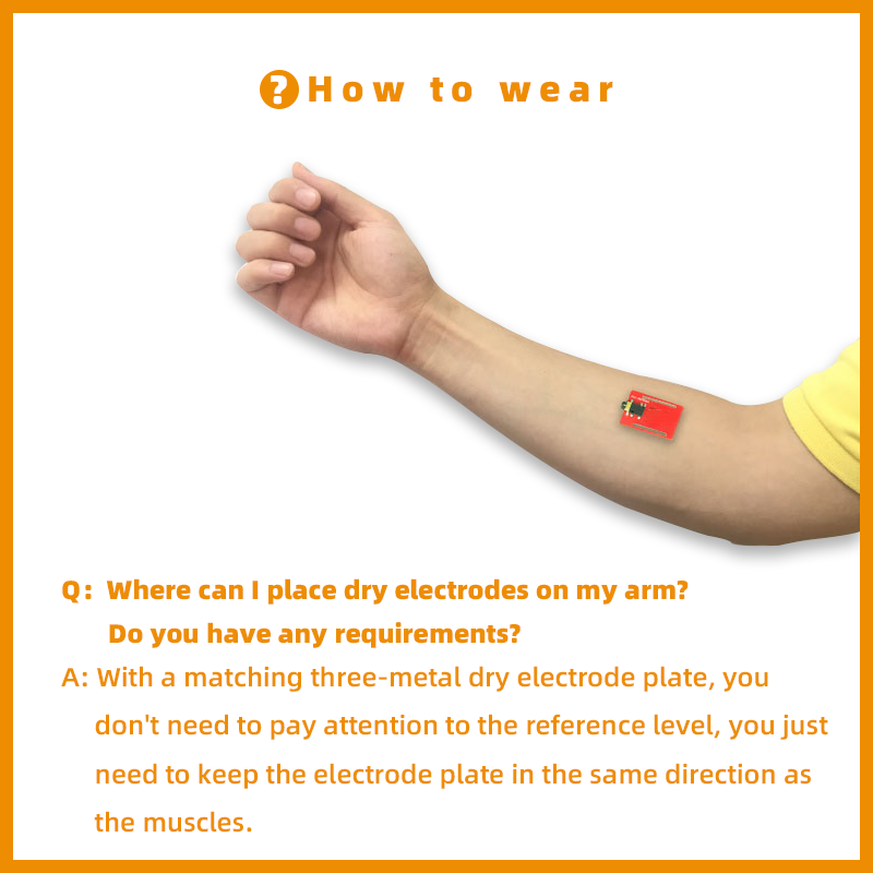 Dry Electrode EMG Sensor Elect – обзор и цена Muscle Sensor Emg