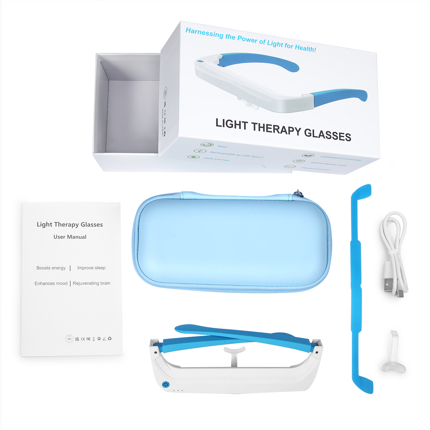 Sleep-aiding and Mind-calming  – обзор и цена Light Therapy Glasses