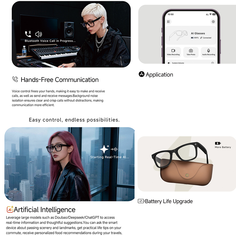 2026 Genuine Leather 2000Mah C – обзор и цена Smart Glasses Lens