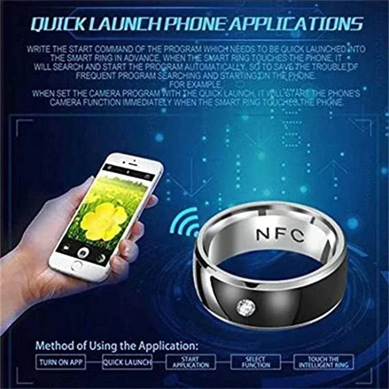 Smart Ring Wearable Technology – обзор и цена Smart Ring Nfc Pay