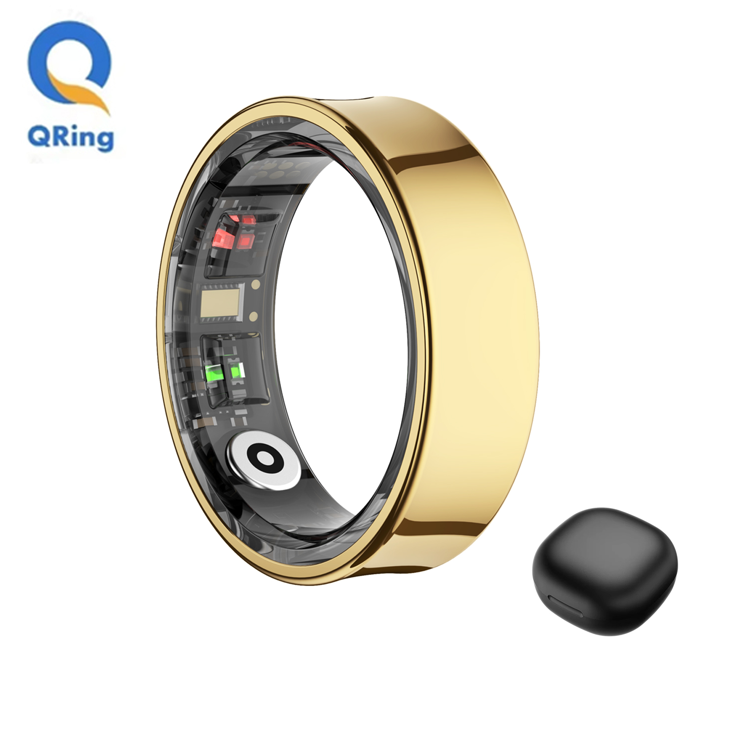 Smart Ring with Charging Case, – обзор и цена Temperature Ring Skin