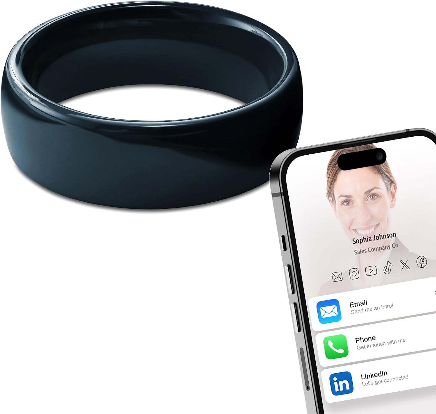 Ntag215 NFC Full Ceramic Smart – обзор и цена Smart Ring Nfc Pay