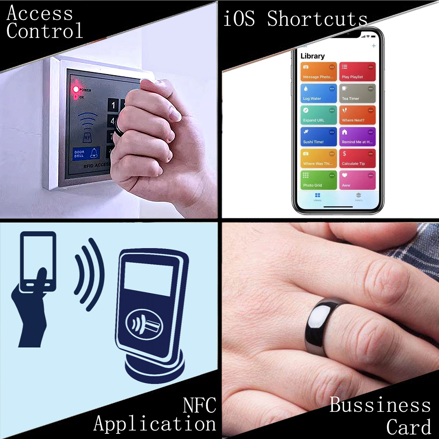 Ntag215 NFC Full Ceramic Smart – обзор и цена Smart Ring Nfc Pay
