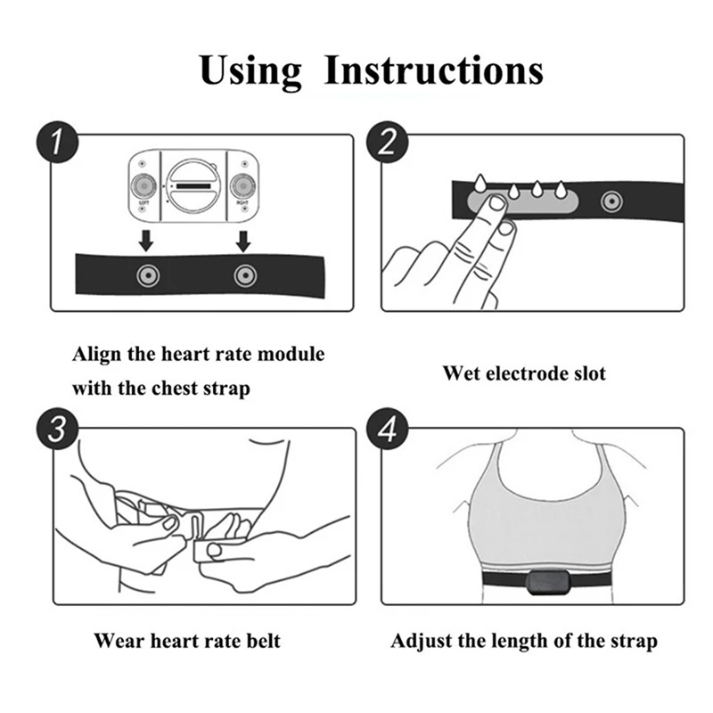 1/2PCS Heart Rate Monitor Ches – обзор и цена Breath Rate Monitor