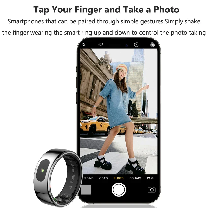 R08 Smart Ring Men Women Charg – обзор и цена Temperature Ring Skin