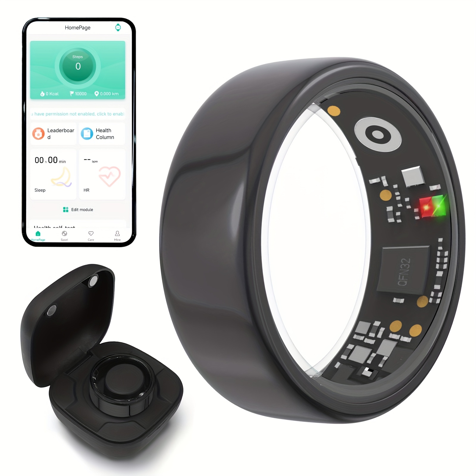 Smart Ring Men Women with Char – обзор и цена Temperature Ring Skin