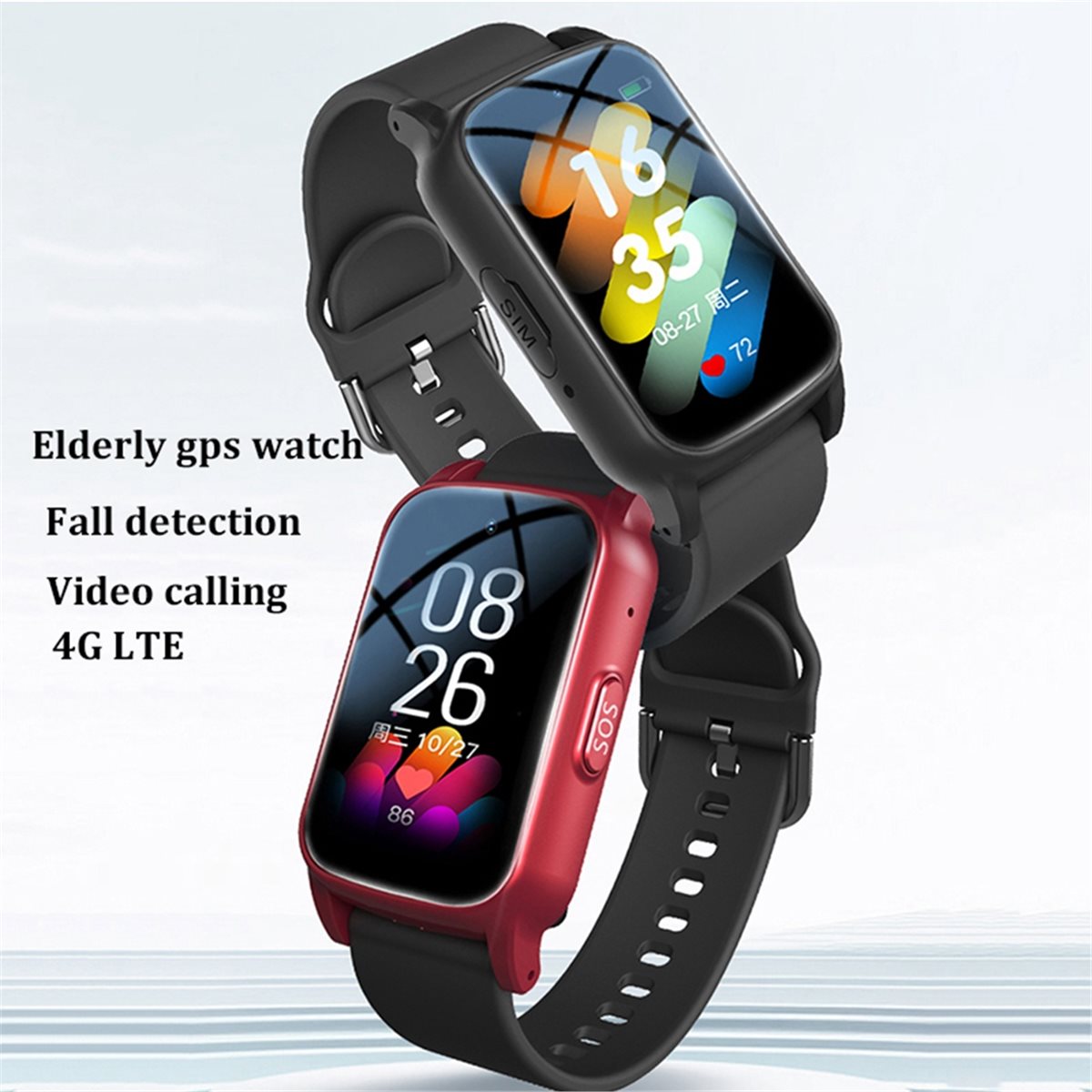 4G Elderly Smart Watch with GP – обзор и цена Fall Detection Watch