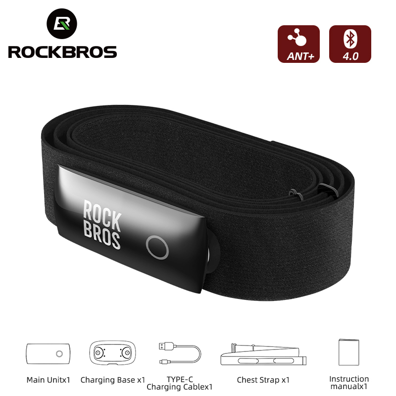 ROCKBROS H828 Heart Rate Senso – обзор и цена Breath Rate Monitor