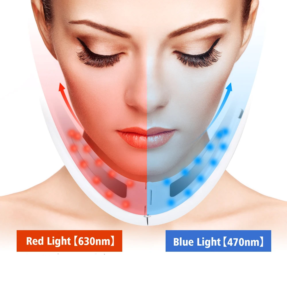EMS V Shape Lift Belt Facial L – обзор и цена Galvanic Skin Sensor